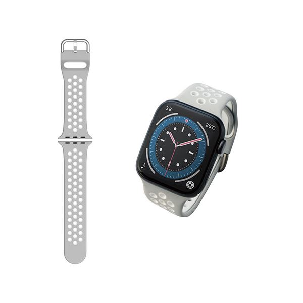 GR Apple Watch(AbvEHb`)p VRoh 45mm 44mm 42mm y X|[c ʋCt O[~zCg AW-44BDSCNGY yApple Watchʔz