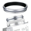 49mm メタル レンズアダプター Fujifilm Fuji X100V X100F X100T X100S X100 X70 カメラ & WCL-X100 II レンズ に対応 AR-X100 アダプターリング 互換 銀色
