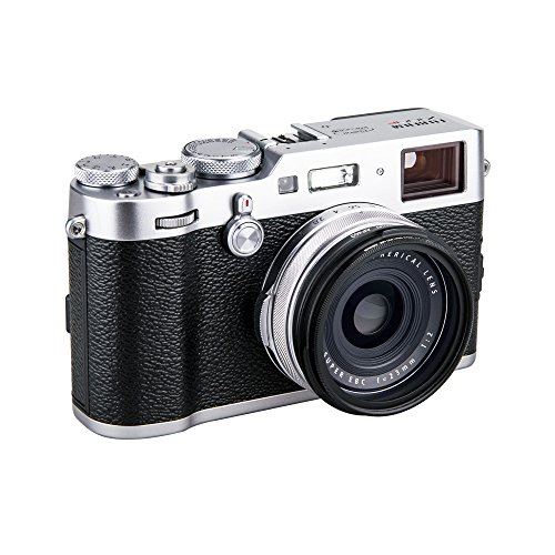 49mm メタル レンズアダプター Fujifilm Fuji X100V X100F X100T X100S X100 X70 カメラ & WCL-X100 II レンズ に対応 AR-X100 アダプターリング 互換 黒い