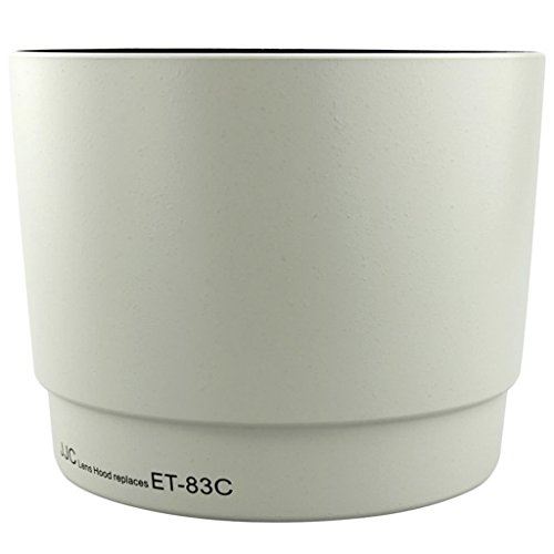 JJC レンズフード 白 Canon ET-83C 互換 EF 100-400mm F4.5-5.6L IS USM レンズ 用...