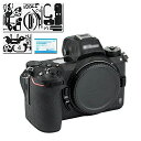 カメラ保護レザーフィルム Nikon Z7 Z6 に対応カメラ3M材料ブラック迷彩 For Nikon Z7 Z6