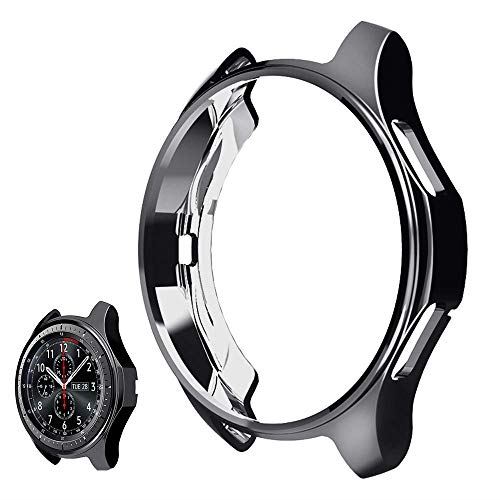 NN.ORANIE Rp`u Galaxy Watch 46mm P[X Galaxy Gear S3 P[X Galaxy Watch Jo[ یP[X bL TPU ϏՌ  EȒP Samsung Galaxy Watch/Gear S3ɑΉi46mm/ubNj