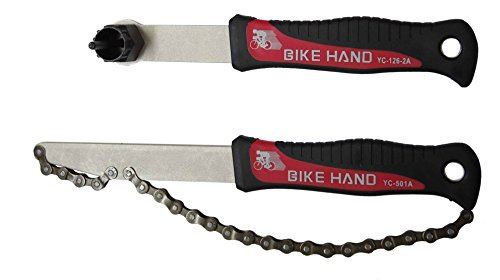 BIKE HAND(バイクハンド) YC-501A/YC-126-2A SET シマノ(ロックリング)スプロケット 取り付け/取り外し..