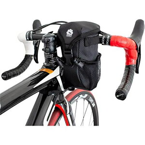 GORIX ゴリックス 自転車用 ハンドルバッグ ステム フロント [ロードバイク・クロスバイク・マウンテンバイク] 小物入れ ポーチ (B16) ブラック