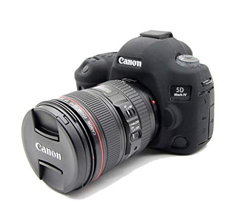 Canon キヤノン PEN EOS 5D Mark IV 5D Mark4 5D4 カメラカバー シリコンケース シリコンカバー カメラケース 撮影ケース ライナーケース カメラホルダー Koowl製作 外観が上品で 超薄型 品質に優れており 耐震 耐衝撃 耐磨耗性が高い (ブラック)