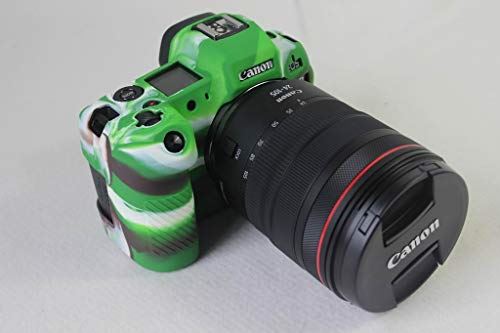 Canon キヤノン PEN EOS R EOSR カメラカバー シリコンケース シリコンカバー カメラケース 撮影ケース ライナーケース、Koowl製作、外観が上品で、超薄型、品質に優れており、耐震・耐衝撃・耐磨耗性が高い (迷彩柄)