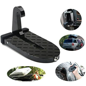 Takelablaze 車用 ドアステップ クライミングペダル 補助ステップ 取付け簡単 安全ハンマー機能付き 折り畳み式 コンパクト 滑り止め 洗車補助ステップ SUV/Jeep/RVS/軽トラックなどに適用