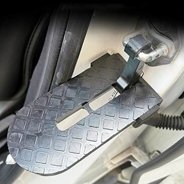 Takelablaze 車用 ドアステップ クライミングペダル 補助ステップ 取付け簡単 安全ハンマー機能付き 折り畳み式 コンパクト 滑り止め 洗車補助ステップ SUV/Jeep/RVS/軽トラックなどに適用