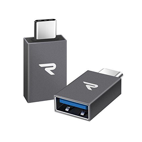 Rampow USB Type C to USB 変換アダプタ【二個セット/】OTG対応 MacBook, iPad Pro, Sony Xperia XZ/XZ2, Samsung USB C to USB 3.0 5Gbps高速データ転送