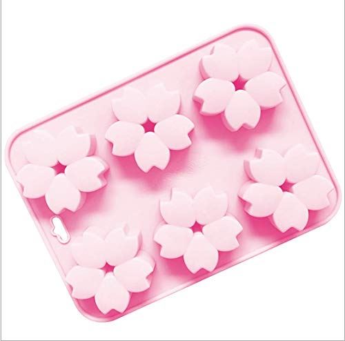 シリコン型 桜 直径約6.5cm 6個 チョコレート 焼き菓子 DIYに