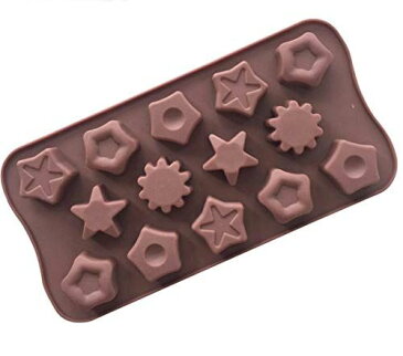 シリコン型 星 色々な形 14種 チョコレート 焼き菓子 DIYに