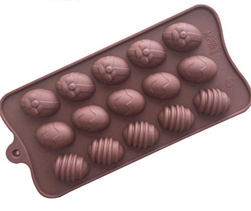 楽天T.M.Bストアシリコン型 エッグ 卵 イースターエッグ 3種 15個 チョコレート 焼き菓子 DIYに