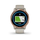 GARMIN(ガーミン) Venu GPSスマートウォッチ 最大5日間稼働 音楽再生機能 心拍 歩数 防水 ライトサンド/ローズゴールド