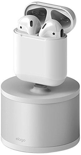 AirPods/Apple TV 4K リモコン スタンド elago D STAND アルミ × シリコン ハイブリッド 充電スタンド [ Air Pods,...