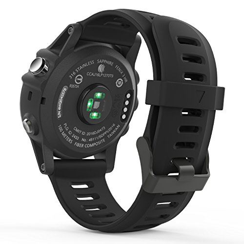 Garmin Fenix 3 バンド - ATiC Garmin Fenix 3 / Fenix 3J HR/Fenix 5X / Garmin D2 Delta PX用ソフト 高級 シリコーン製腕時計ストラップ/バンド 交換ベルト BLACK シリコーンバンド Garmin Fenix 3 バンド - ATiC Garmin Fenix 3 / Fenix 3J HR/Fenix 5X / Garmin D2 Delta PX用ソフト 高級 シリコーン製腕時計ストラップ/バンド 交換ベルト BLACK シリコーンバンド