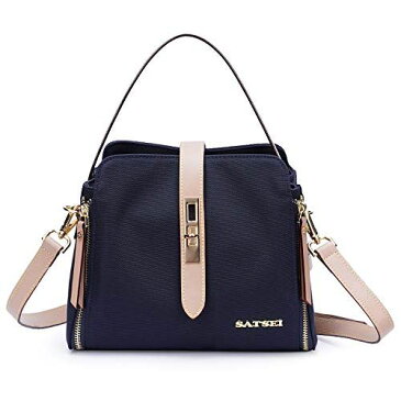 TYTX ハンドバッグ トートバッグ レディース ショルダーバッグ 斜めがけバッグ 人気 3way 可愛い ファッション 鞄女性用 斜め掛け 手提げ 通勤カバン おしゃれ 出張 旅行バッグ ダークブルー