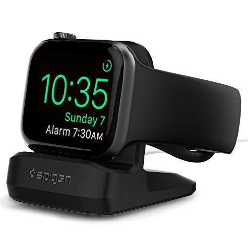 Spigen Apple Watch スタンド 充電 クレードル ドック アップルウォッチ シリーズ SE 6 5 4 3 2 1 38mm/42mm 対応 SGP11584 S350 ブラック Spigen Apple Watch スタンド 充電 クレードル ドック アップルウォッチ シリーズ SE 6 5 4 3 2 1 38mm/42mm 対応 SGP11584 S350 ブラック