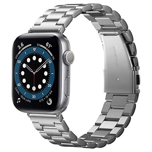 ySpigenz Apple Watch oh XeX uAll Seriesv Series SE/Series 6 / Series 5 / 4 (44mm) Series 3 / 2 / 1i42mmjΉ oh rv voh AbvEHb` oh ^ 3A xg tH[} _tBbg 062MP25404 (Vo[)