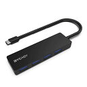 BYEASY USB C ハブ 4ポートウルトラスリム USB3.0 HUB USB Type C ハブ 高速ハブ 軽量 コンパクト MacBook Pro(2...