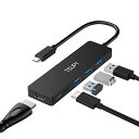 ・★●【5in1 USB-C ハブ】本商品は4K HDMIポート×1、Type c PD充電×1、USB 3.0ポート×3、拡張したい必要な機能が1つに集約。お金に大きな価値の5つのポートUSB Type cハブは、あなたの日常のニーズを満たすために・★●【4K HDMI高解像度出力ポート】HDMIアダプター、4K UHD直接ビデオ接続（3840 x 2160 @ 30 Hz）またはフルHD（1920 x 1080 @ 60 Hz、1080 P）を介して、ディスプレイをHDTV、モニター、およびプロジェクターにコピーまたは拡張します・★●【5Gbps超高速データ転送】3*USB3.0ハブのUSB Cケーブルハブコンボ、最大5Gbpsのデータ転送速度をサポートUSB2.0（480Mbps）の10倍速、HDムービー、数秒のファイル転送が可能です。 USB 2.0、USB 1.1、およびUSB 1.0との下位互換性があります。・★●【100W PD急速充電】PCのバッテリ残量を気にする事も無く、Type-Cコネクタを経由して最大100Wの大電力をデバイ ス/パソコン本体に供給するPower Deliveryに対応しています。パソコン・端末用のACアダプタを使って電源と接続するこ とで、パソコン・端末に充電しながら使用することができます。逆電流保護、過大電流衝撃保護、電圧過負荷保護等保護機能が追加されます、ご安心くださいませ・★●【プラグアンドプレイ5ポートアダプター】USBキーボード/マウス、USBフラッシュドライブ、さらにはハイパワー拡張USBハードドライブをサポート，※在庫更新のタイミングにより、在庫切れの場合やむをえずキャンセルさせていただく可能性があります。ご了承のほどよろしくお願いいたします。