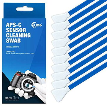 UES専門デジカメAPS-Cセンサークリーニングキット(CCD/CMOS) は、レンズ、プリズム、センサーを洗浄することが出来る(APS-C クリーナー綿棒) (10 APS-C クリーナー綿棒) APS-C Sensor Cleaning Swab