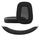 Geekria イヤーパッド + ヘッドバンド Logitech ロジクール G633 G933 等 ヘッドホン 対応 交換 用 ヘッドホンパッド イヤークッシ...