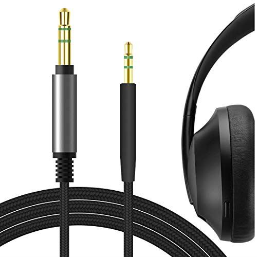 Geekria ֥ Bose Noise Cancelling Headphones 700, NCH700, QuietComfort 35 II, QC35, QC25, SoundTrue  إåɥå б   إåɥۥ ֥  (3.5mm  to 2.5mm  1.7m) ѵץʥ Black - without Volume Control