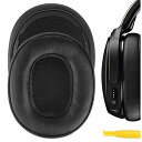 Geekria イヤーパッド Skullcandy Venue スカルキャンディー 等 ヘッドセット 対応 交換 用 ヘッドホン パッド 取り替え イヤークッション Black