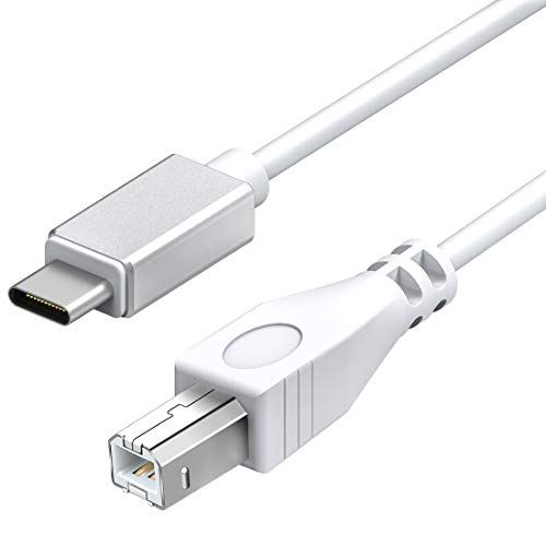 MIDI USB 変換ケーブル Macbook USB 1m wuernine USB B to C オスオス 変換ケーブル MacBook Pro PC 電子ピアノ オーディオインターフェースなど用 1本