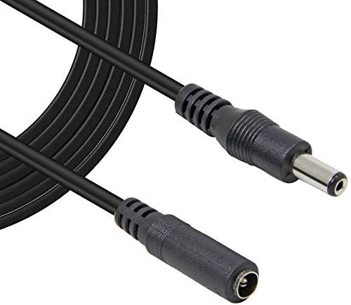 DC延長ケーブル1.5m5.5mmx2.1mm2本セットwuernineソーラーパネルバッテリー防犯カメラACアダプタBUFFA