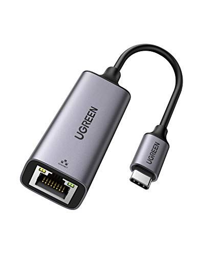 UGREEN USB C LAN A_v^[ USB Type C to RJ45 LlanA_v^ 10/100/1000Mbps MKrbgC[Tlbg Thunderbolt 3 MacBook Asus Lenovo Acer Dell XPSȂǂɑΉ