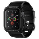 Spigen Apple Watch oh 40mm ̌^ P[X Series SE/Series 6 / Series 5 / Series 4 40mm Ή  Ռ z MbhEA[}[ v ACS00546 (ubN)