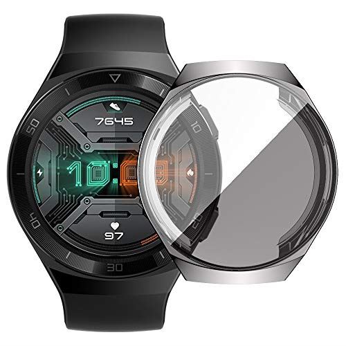 HUAWEI Watch GT2e 46mm P[XyELMKzSʕی ϏՌ _炩 bL EȒP TPU EIb` یP[X ^ Jo[ HUAWEI Watch GT 2e 46mm op[ ΉiVo[j