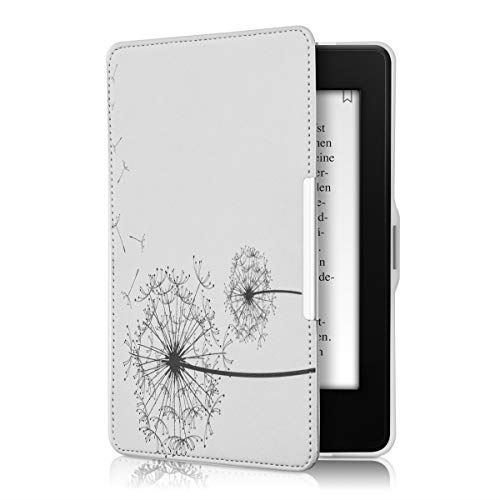 kwmobile 対応: Amazon Kindle Paperwhite ケース - 電子書籍カバー PUレザー - オートスリープ Reader 保護 タンポポの綿毛デザイン タンポポの綿毛 01-02