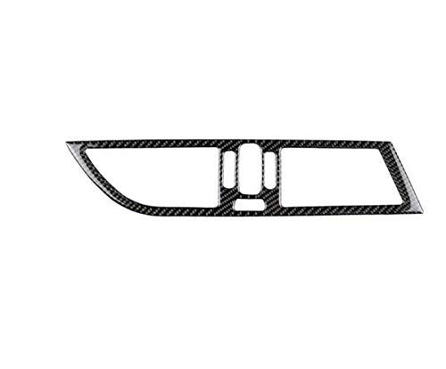 センターパネル エアコン吹き出し口カバー フレーム リアルカーボン ステッカー BMW Z4 E89 右ハンドル (全カーボン色)