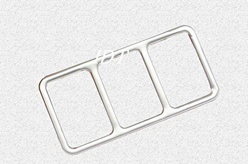 三菱 新型 アウトランダー インフォメーションスイッチカバー ベゼル トリム インテリアパネル GG GF PHEV 内装 インナー パーツ モール ドレスアップ フロント インパネ ステンレス ヘアーライン調