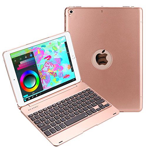 yPCATECz iPad 9.7(20186) / iPad 9.7 (20175) / iPad air p Bluetooth L[{[hP[XPCJo[ Macbookɕϐg {ꂩȓ͑Ή(iPad Model :A1822AA1823AA1893AA1954Ή) ([YS[h)