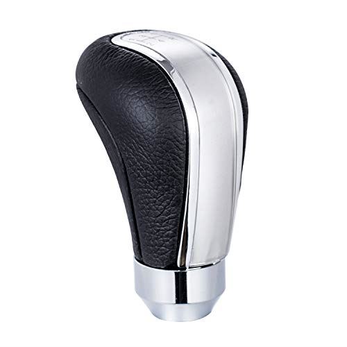Bashineng レザー製 ギアシフターノブヘッド 5速 スティックシフト 自動と手動車 トラック カー用品 汎..