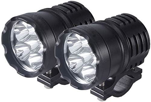 RZK 高性能LED自転車ヘッドライト36W、LED改造オートバイスポットライトヘッドライトL4L6B、LEDヘッドライト外部LEDフォグランプ防水で取り付けが簡単 (4灯2個)