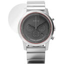 OverLay Brilliant for wena wrist Quartz Chronograph(2枚組) 液晶 保護 シート フッ素加工 指紋がつきにくい 防指紋 光沢 液晶 保護 シート フィルム OBWENAWRISTQCG/2/12