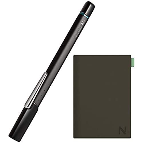 Neo smartpen [ペン&ホルダーセット] ネオスマートペンN2 チタンブラック デジタル スマートペン & Nホルダーセット [ネイビー] NWP-F121BK for iOS and Android ペン：チタンブラック ホルダー：ネイビー