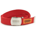 UNIVERSAL OVERALL(ユニバーサルオーバーオール) ベルト メンズ ガチャ UV0846I レッド