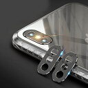Anke's カメラレンズ保護リング、マルチカラーは、iPhone X/XS/XS MAXために選択することができます、効果的に傷を避けるためにレンズを保護します (黒)