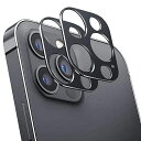 NIMASO カメラカバー iPhone 12 pro max用レンズ保護カバー アルミ合金製 衝撃吸収 指紋防止(ブラック) 2枚セット
