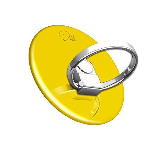 アーバンデザイン BUNKER RING(R) スマホリング バンカーリング Dish 円形 Yellow UDBRDYE021 45×45×7mm