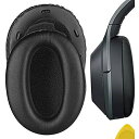 Geekria QuickFit イヤーパッド 互換性 パッド SONY WH1000XM2, MDR-1000X ヘッドホンに対応 イヤパッド/イヤークッション/イヤーカップ (プロテインレザー/ブラック) ear pad + tuning cotton