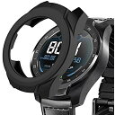 Miimall 対応TicWatch Pro 2020 ケース TicWatch Pro 2020 カバー シリコン材料 ソフト ぴったり対応 擦り傷防止 防衝撃 高透過率 保護 滑り防止 TicWatch Pro2020バンパー(ブラック)