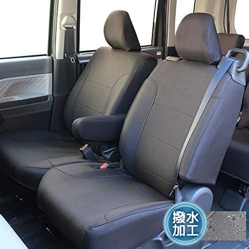 MH55S/MH35S ワゴンR専用シートカバー 撥水加工 ブラック
