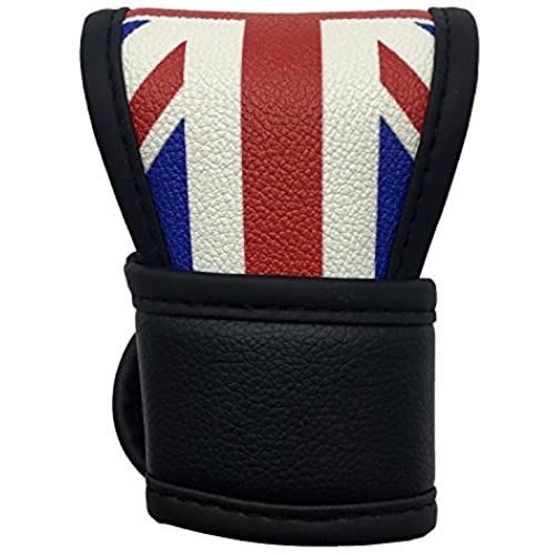 スカイベル(SKYBELL) シフト ノブ カバー BMW MINI 用 アクセサリー グッズ AT オートマ レザー (ブルー)