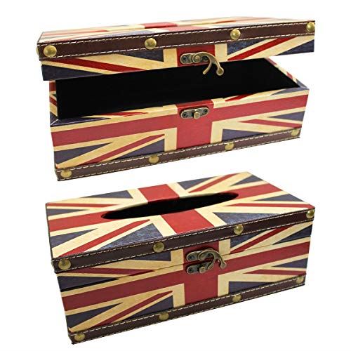 【 豊富なデザイン 】iikuru ティッシュケース アンティーク おしゃれ ティッシュボックス ふた付き お洒落 箱 ティッシュ 収納 カバー ふたつき y330 typeB